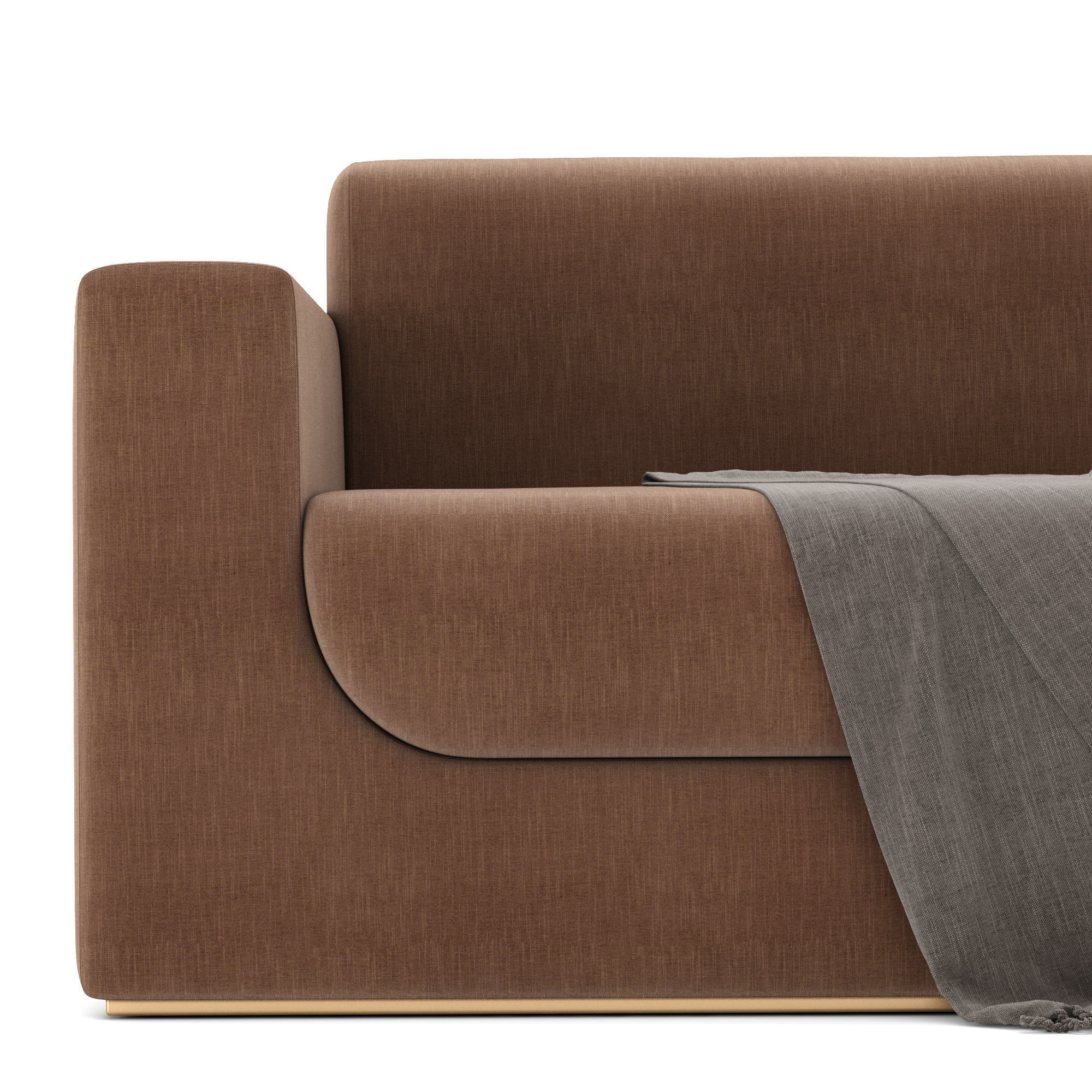 RH Sculptural sofa 3D model CGTrader