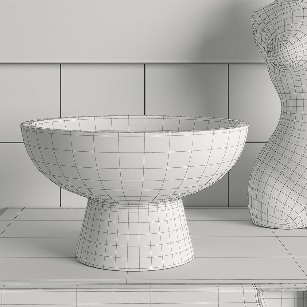 Decoration Set Livingroom 07 3D model CGTrader