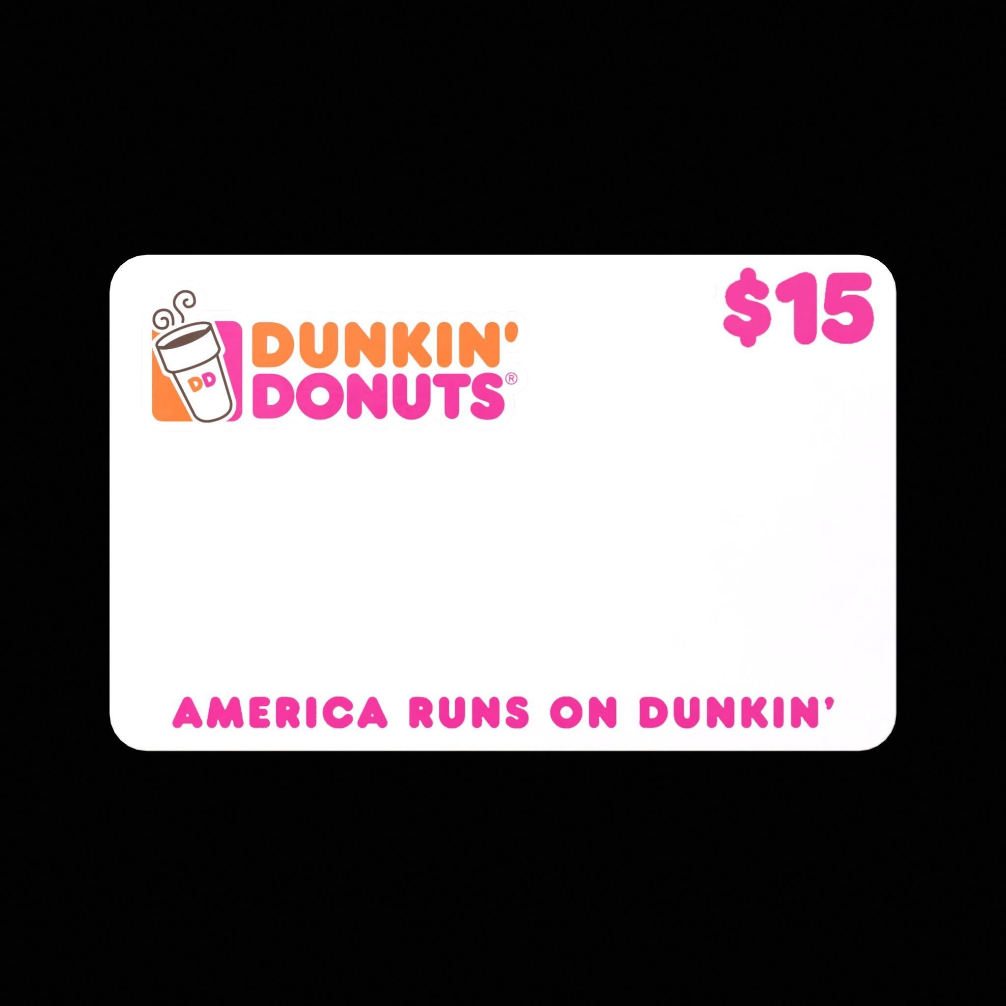 Desend A Dunkin Gift Card - s16ica9