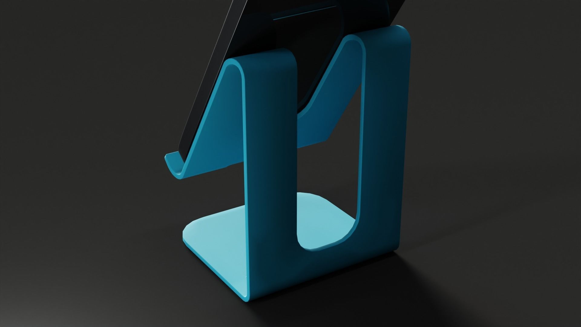 Sleek 3D Printable Phone Stand 3D model 3D printable | CGTrader