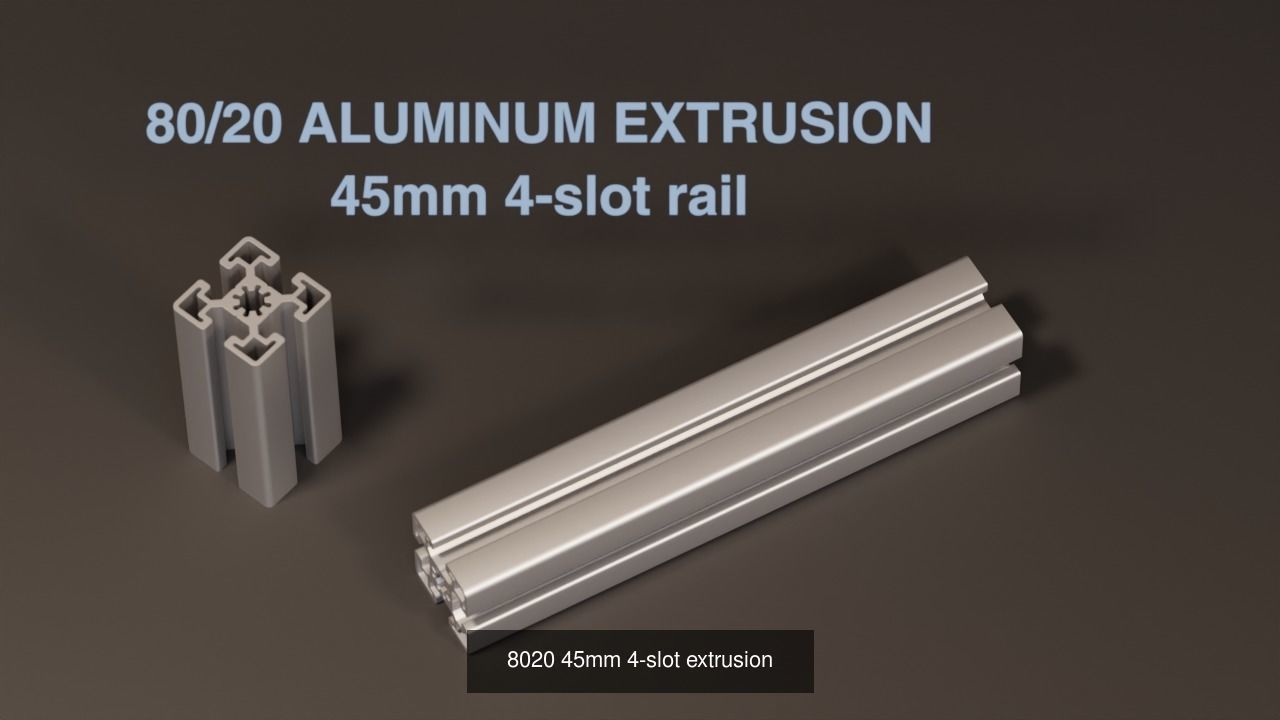 8020 Metric Aluminum Extrusions 3D Model Collection CGTrader