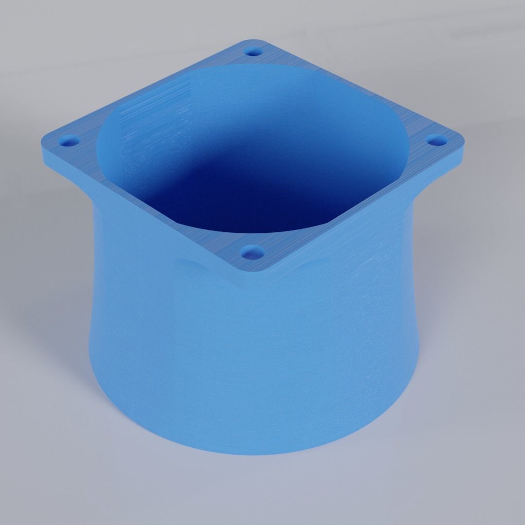 Fan Duct 60mm 3D model 3D printable | CGTrader