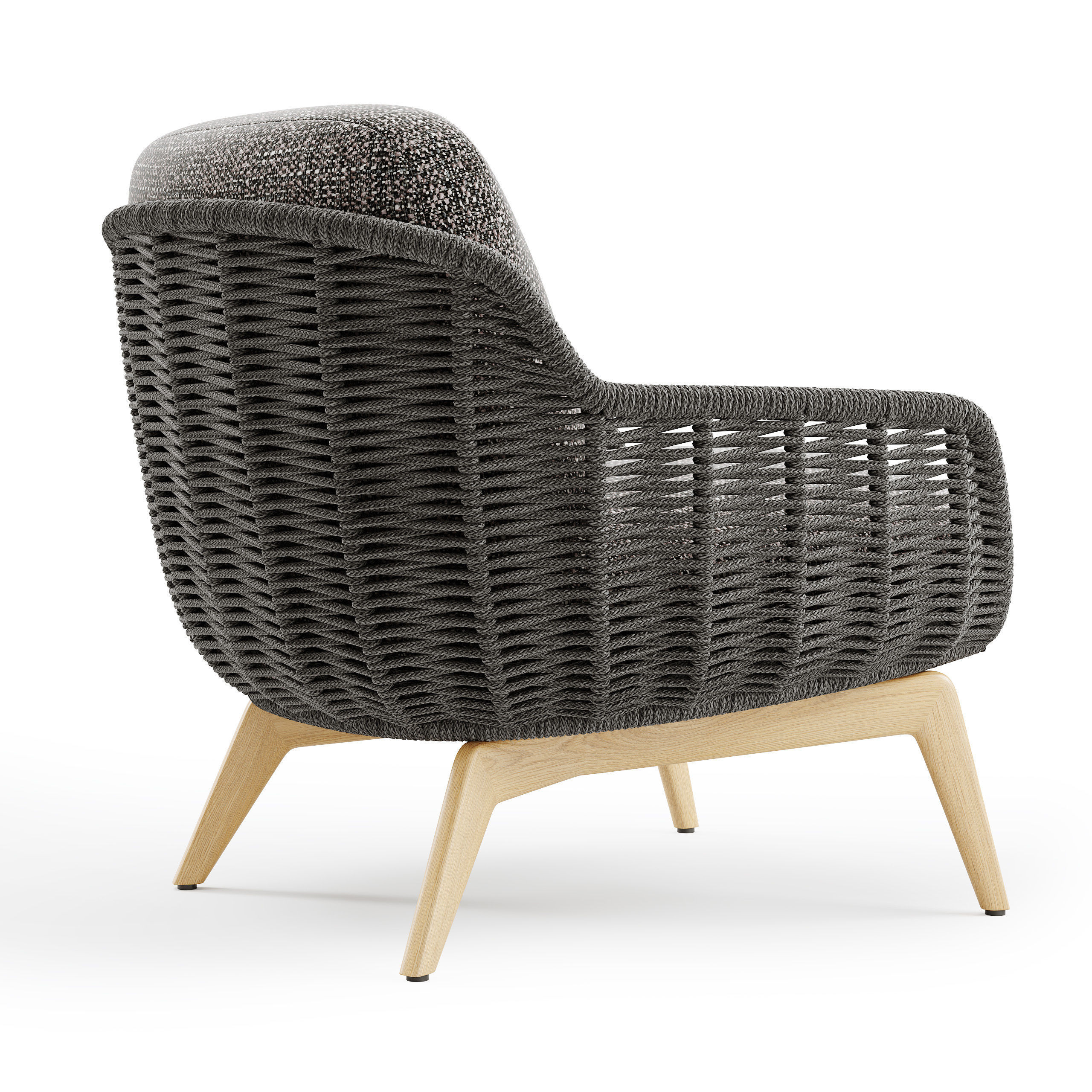 Belt Cord Armchair 3D model CGTrader