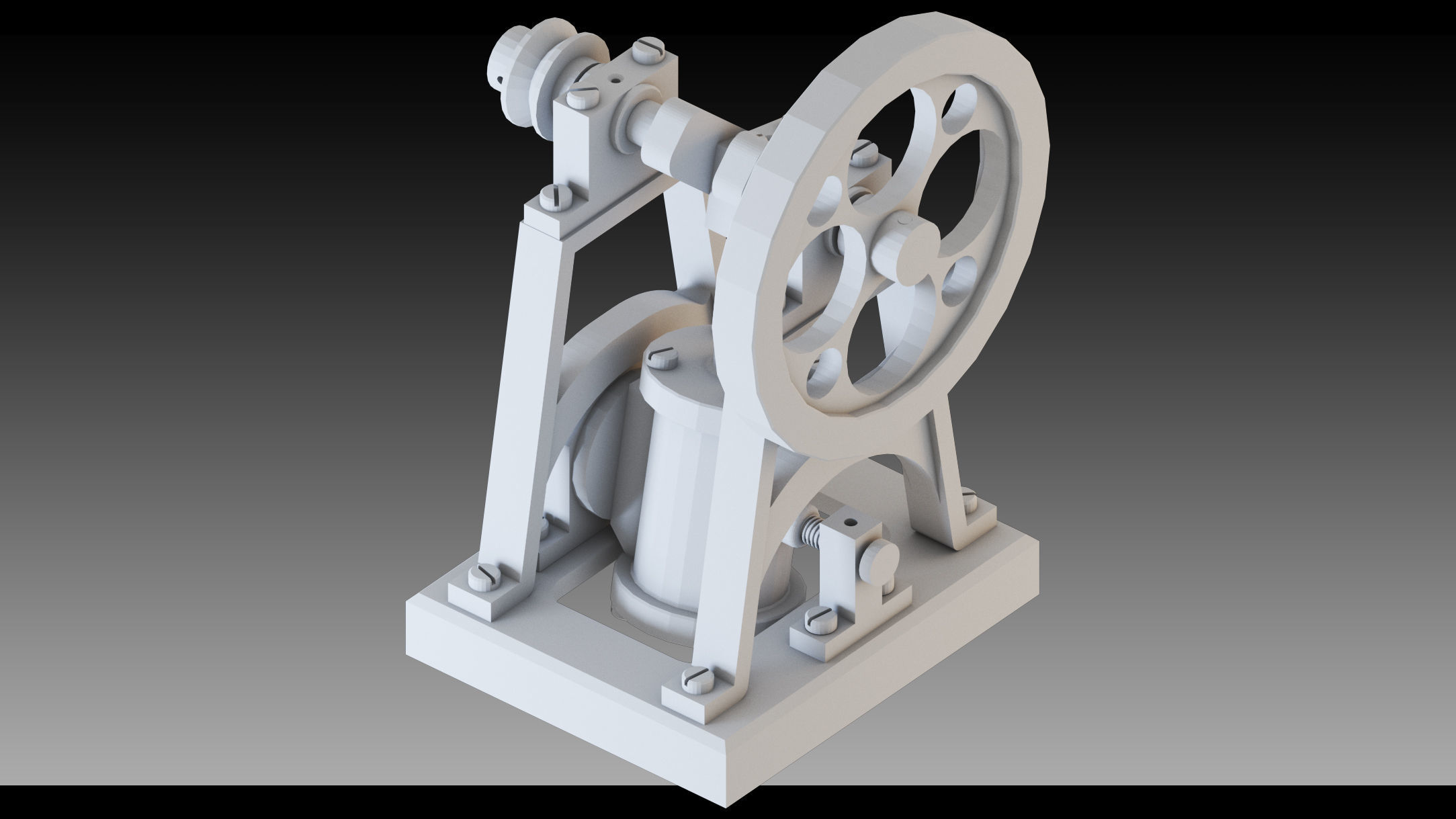 3D model 20- Steampunk Engines- High detail 3d models VR / AR / low ...