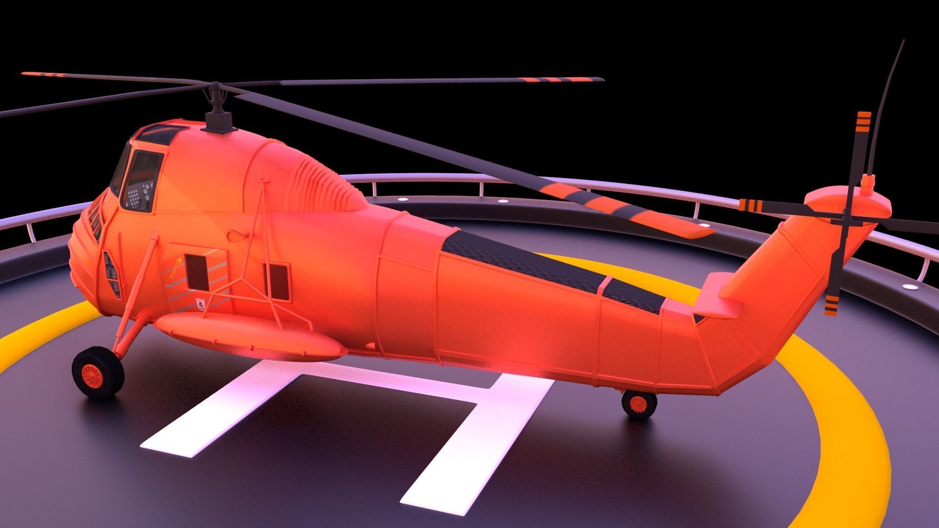 3D model Military helicopter VR / AR / lowpoly CGTrader