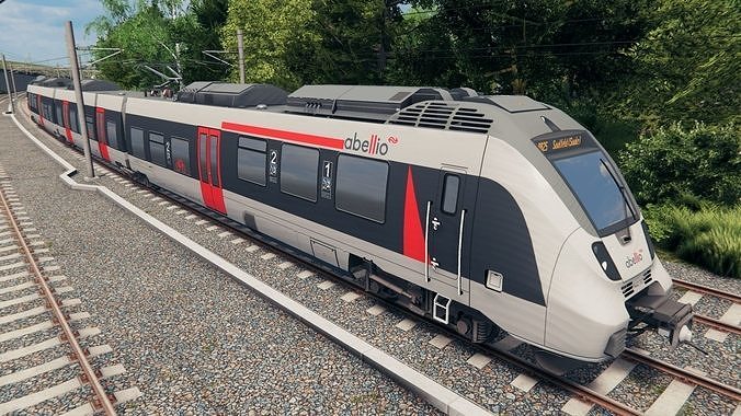 3D model Bombardier Talent 2 Abellio Livery VR / AR / low-poly | CGTrader