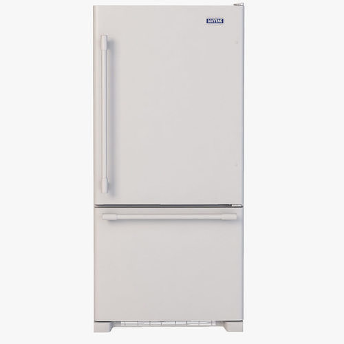 Maytag Bottom Freezer Refrigerator 3D model CGTrader