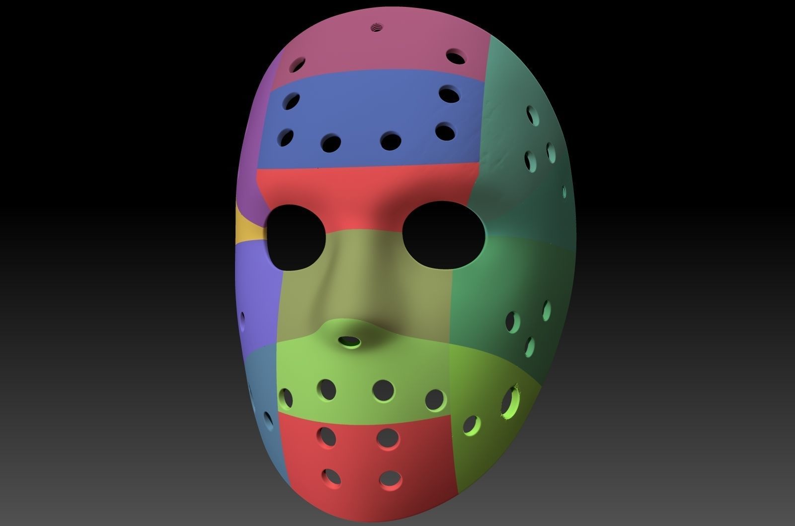 jason voorhees life scale Hockey mask printable high model 3D model 3D ...