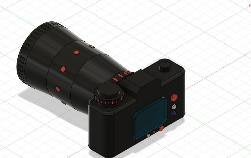 Custom Built Camera 3D model 3D printable CGTrader