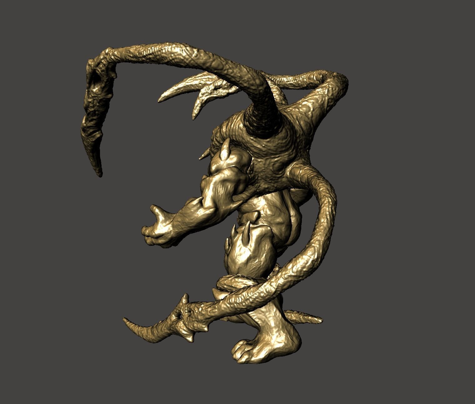 Lambent Berserker Gears of War 3 ultra detailed highpoly STL 3D