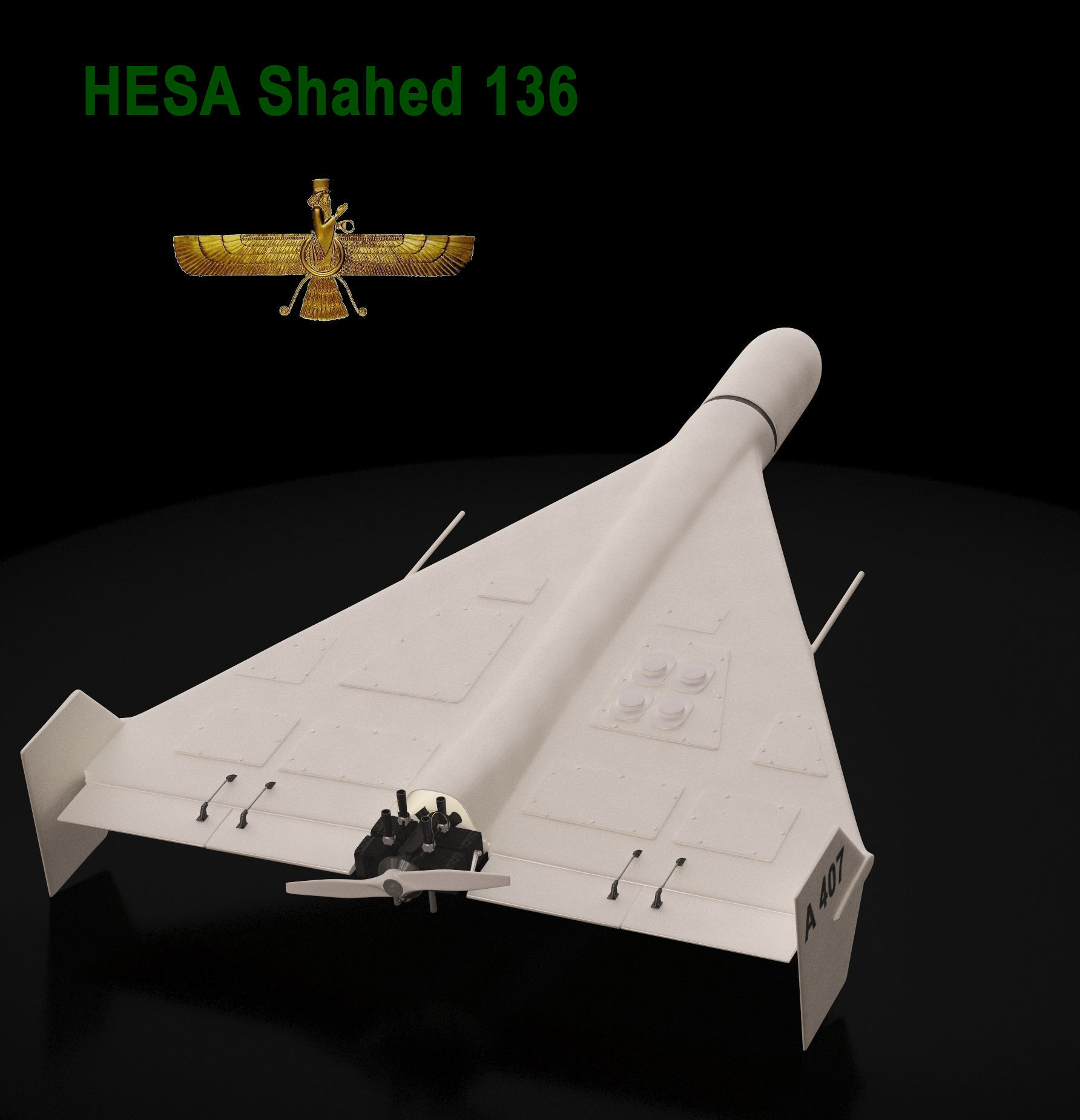 shahed 136 3D model | CGTrader
