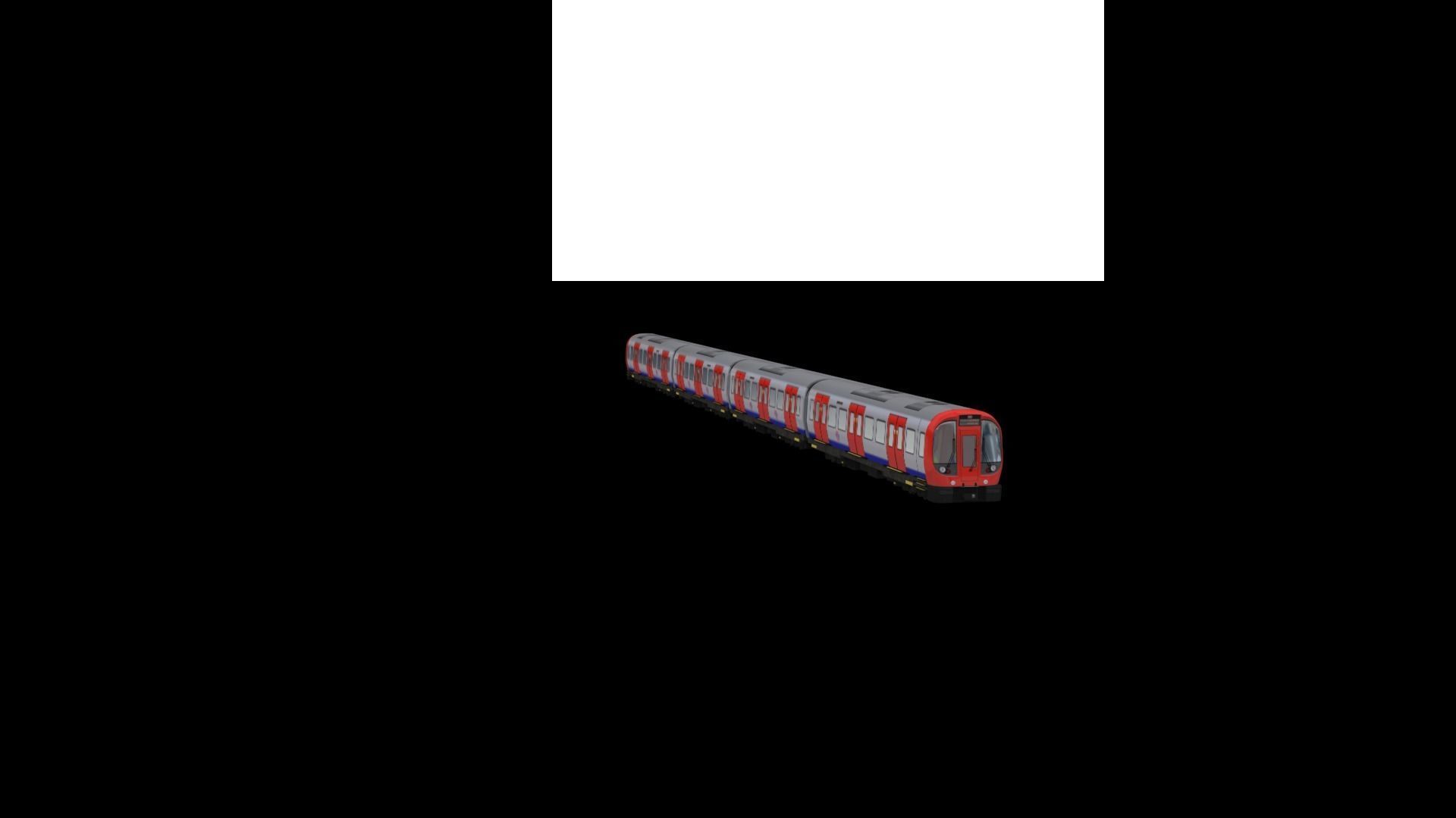 3D model Tube Train Lowpoly VR / AR / lowpoly CGTrader