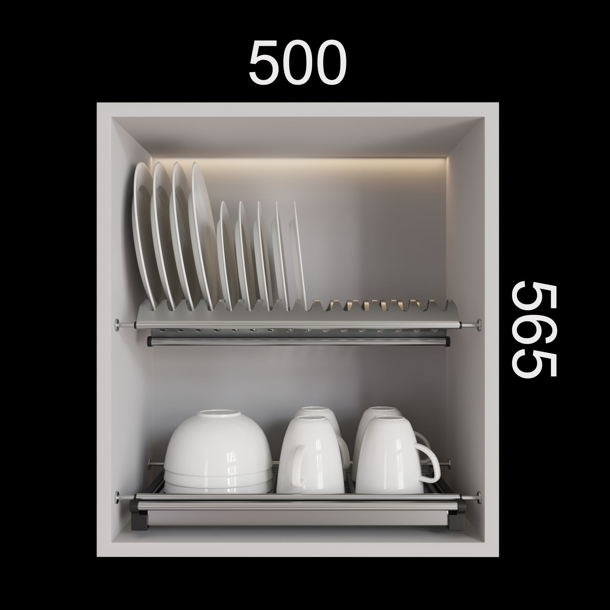 E007 304 Excel Dish Rack 3D model CGTrader