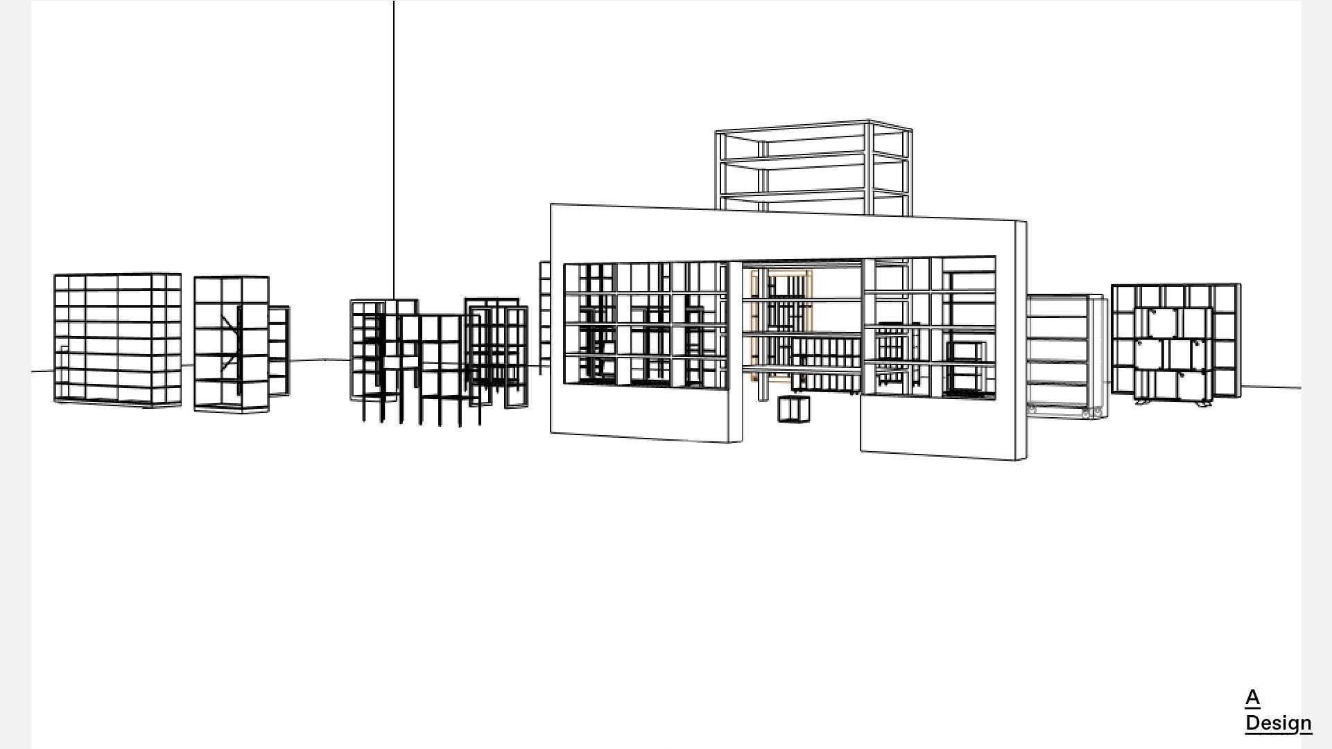 Shelving Pack of revit families 3D model CGTrader