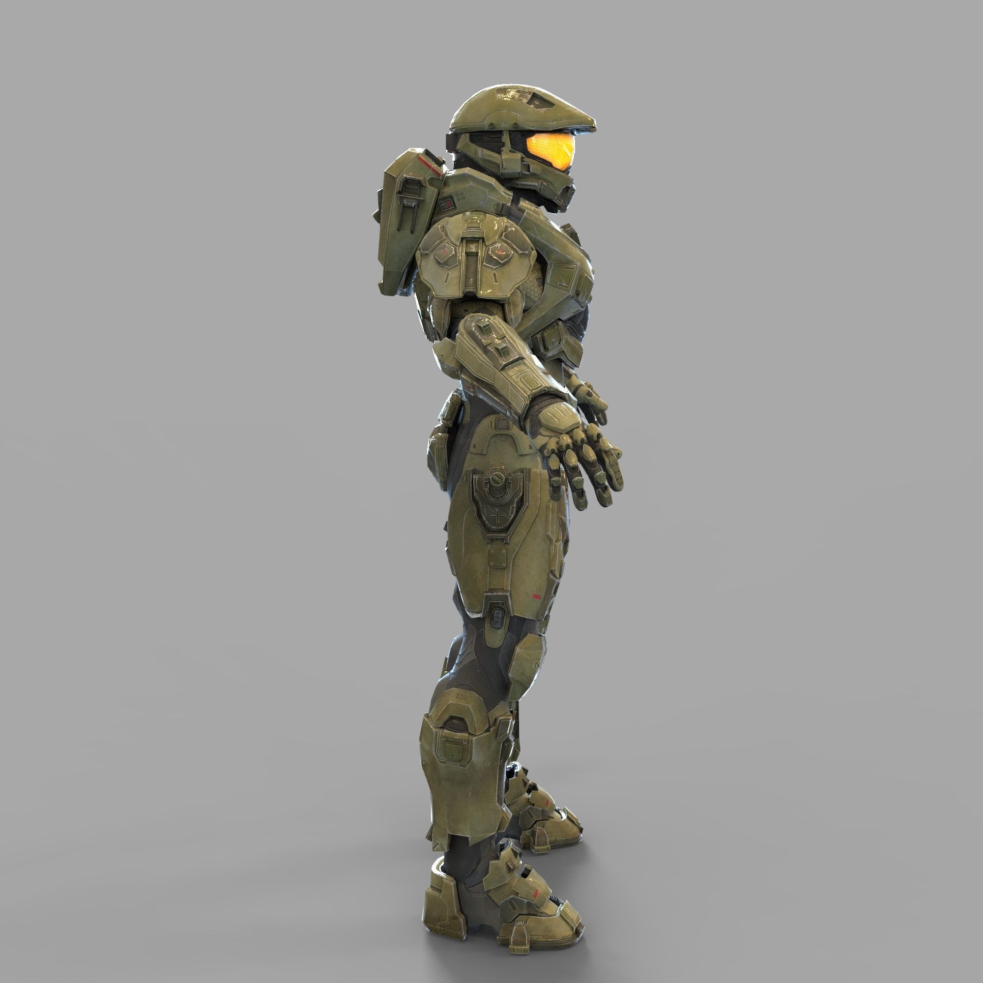 Halo 5 Master Chief Full Body Wearable Armor with Helmet 3D model 3D