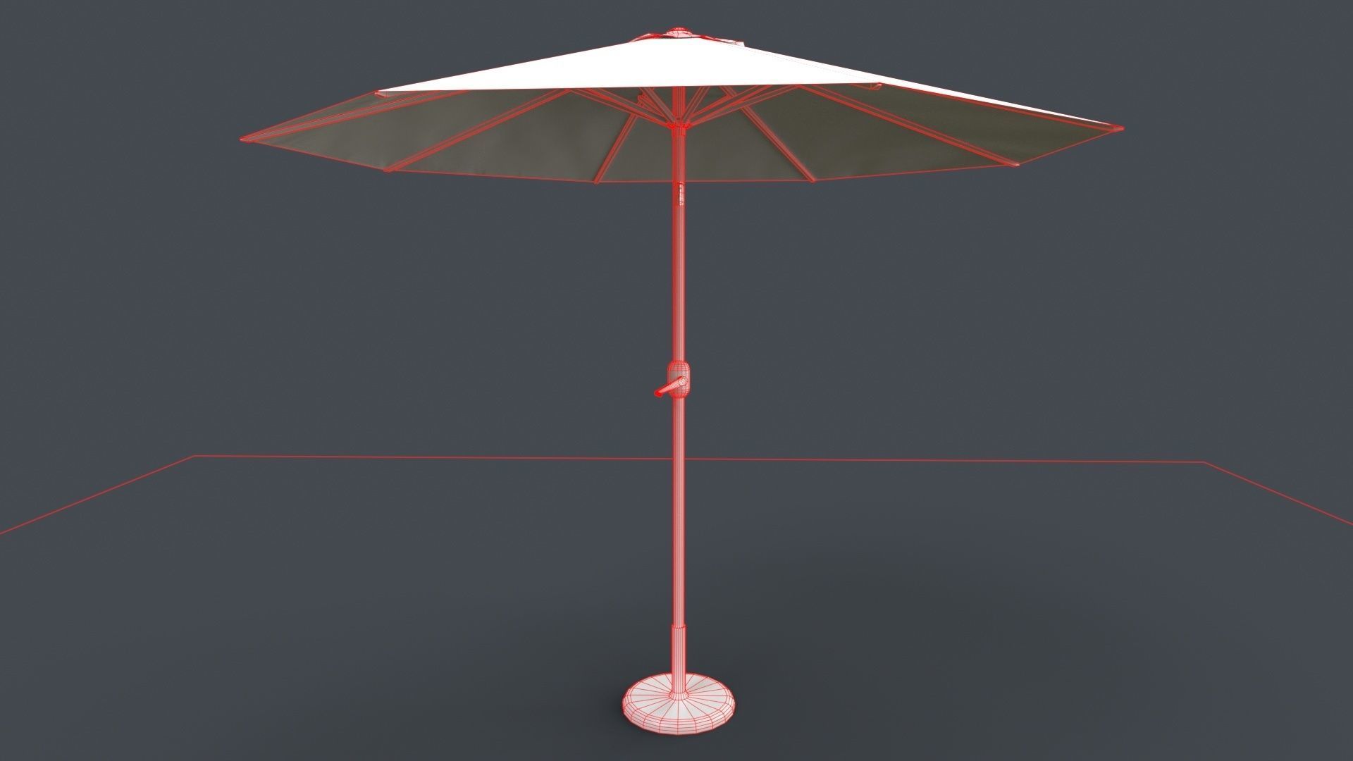 3D model PBR Traditional Parasol VR / AR / low-poly | CGTrader
