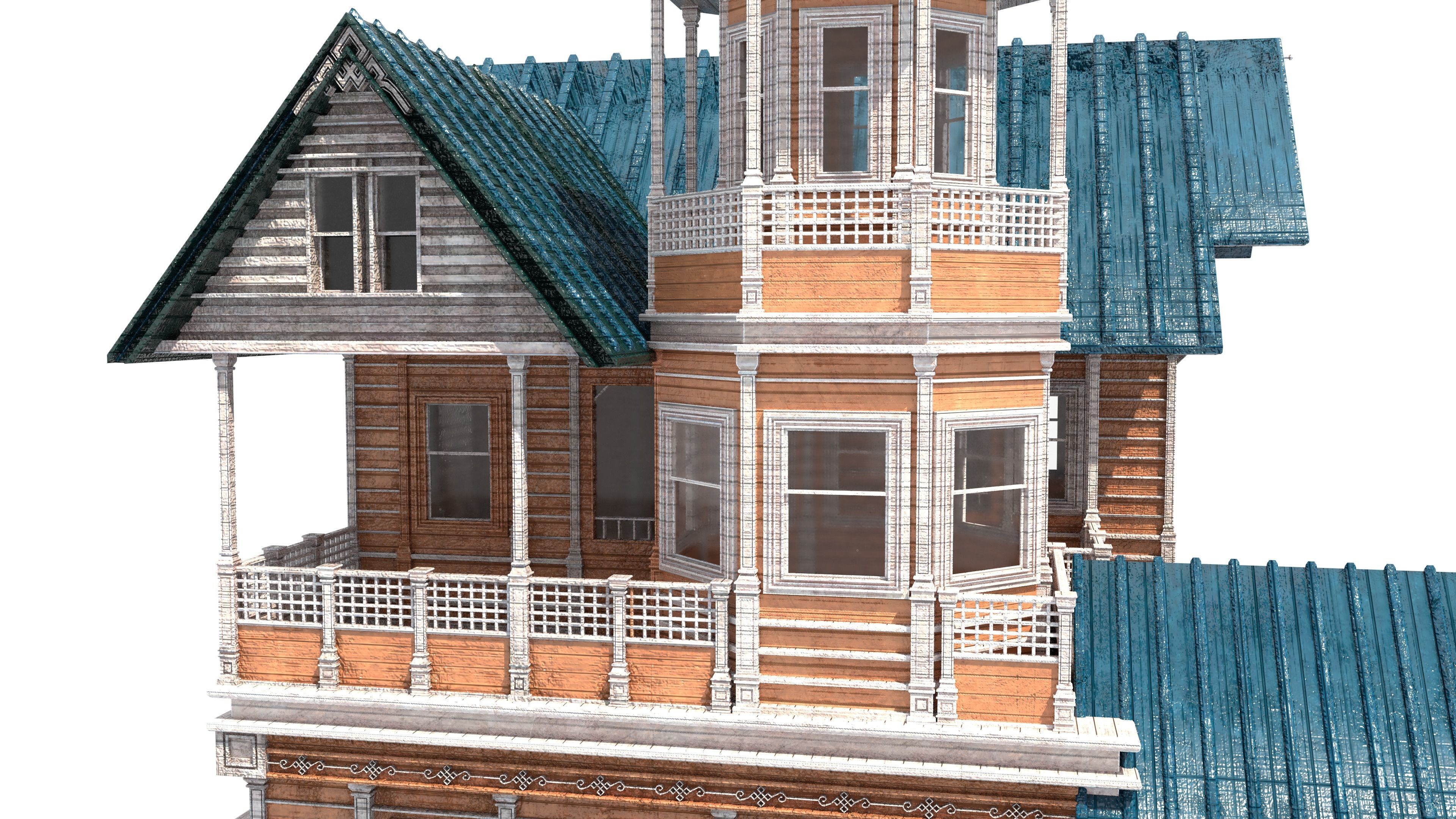 Victorian House Asset Bundle 3D model | CGTrader