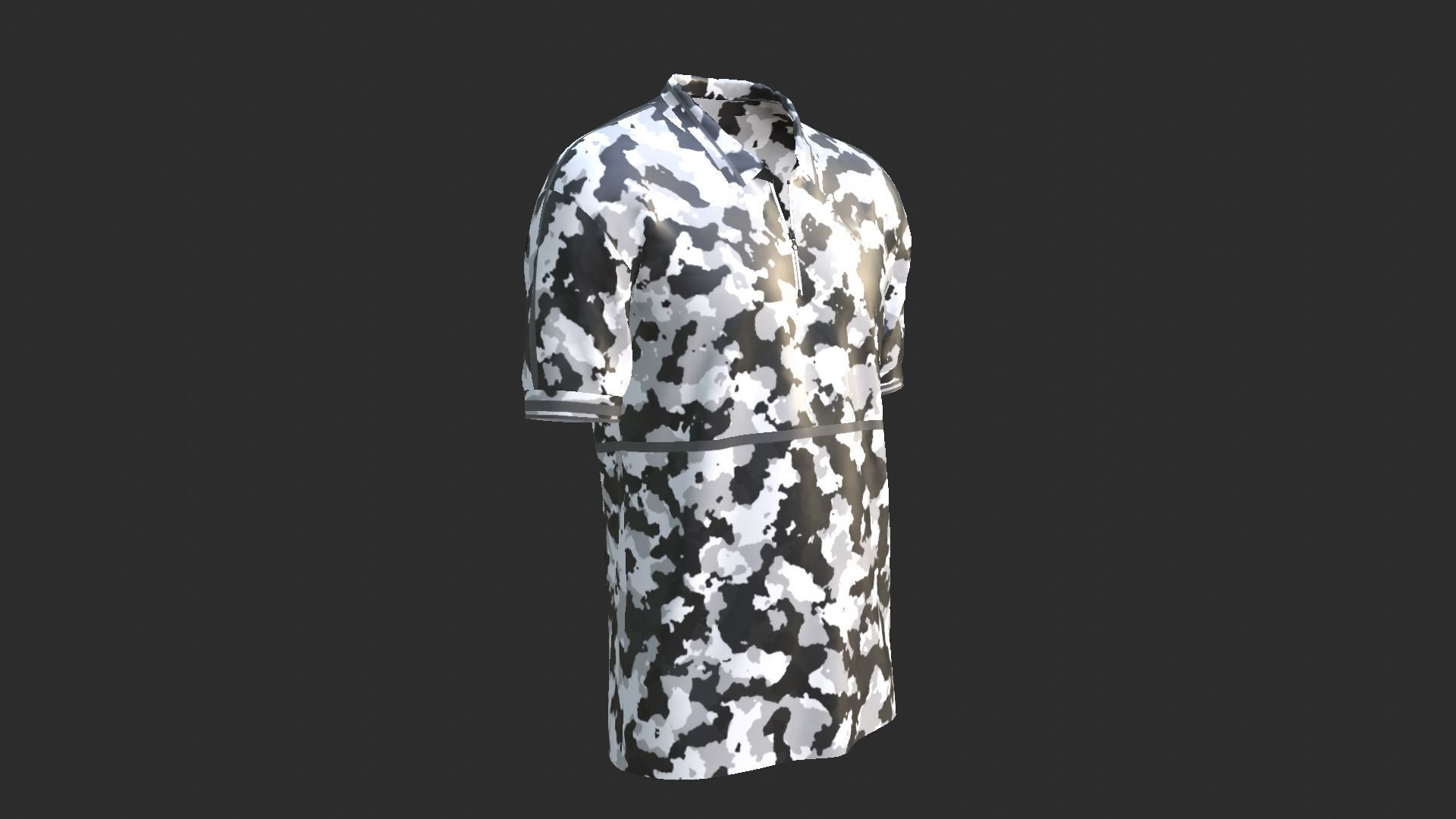 3D model Military Clothes TShirt VR / AR / lowpoly CGTrader