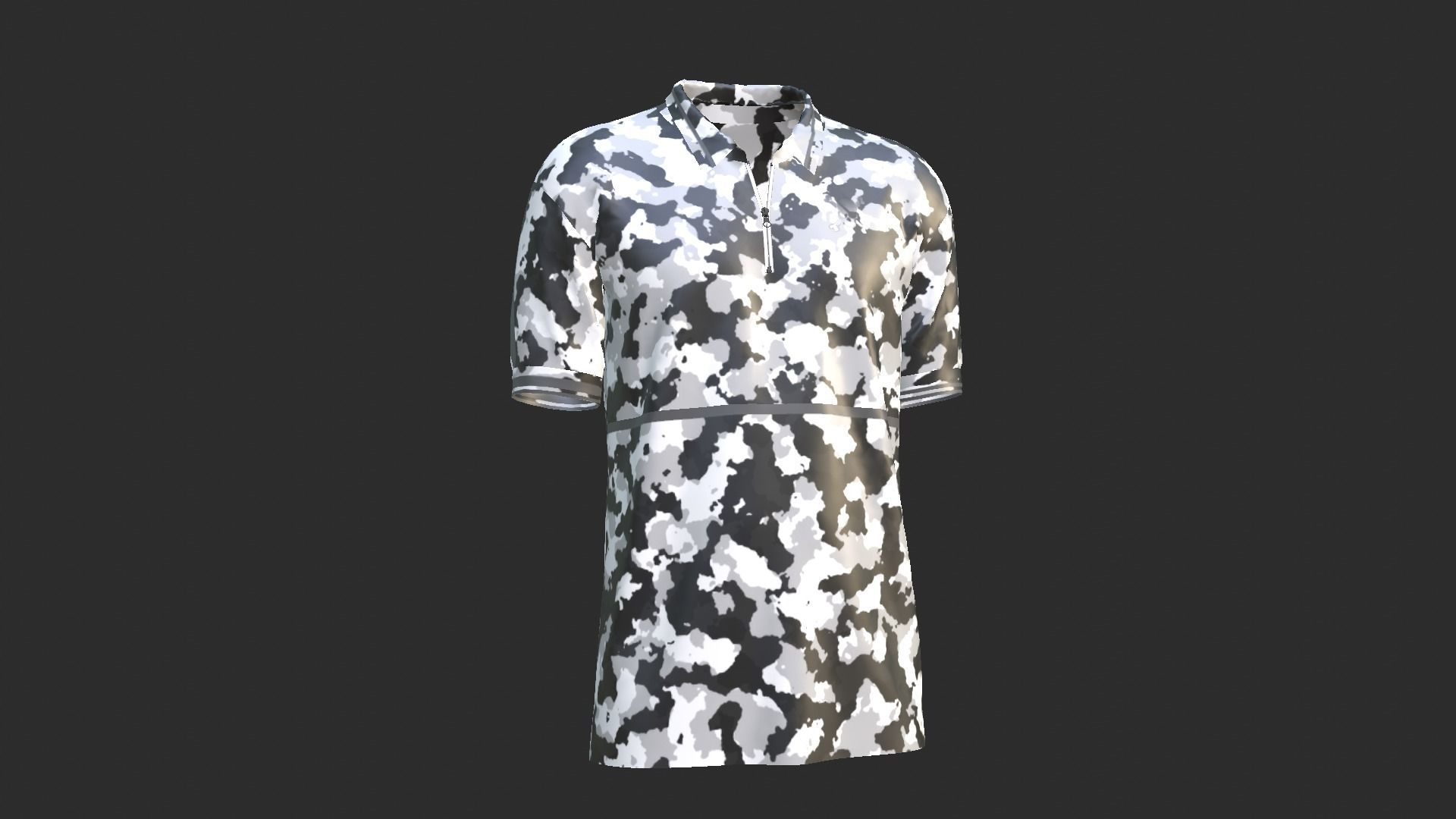 3D model Military Clothes TShirt VR / AR / lowpoly CGTrader