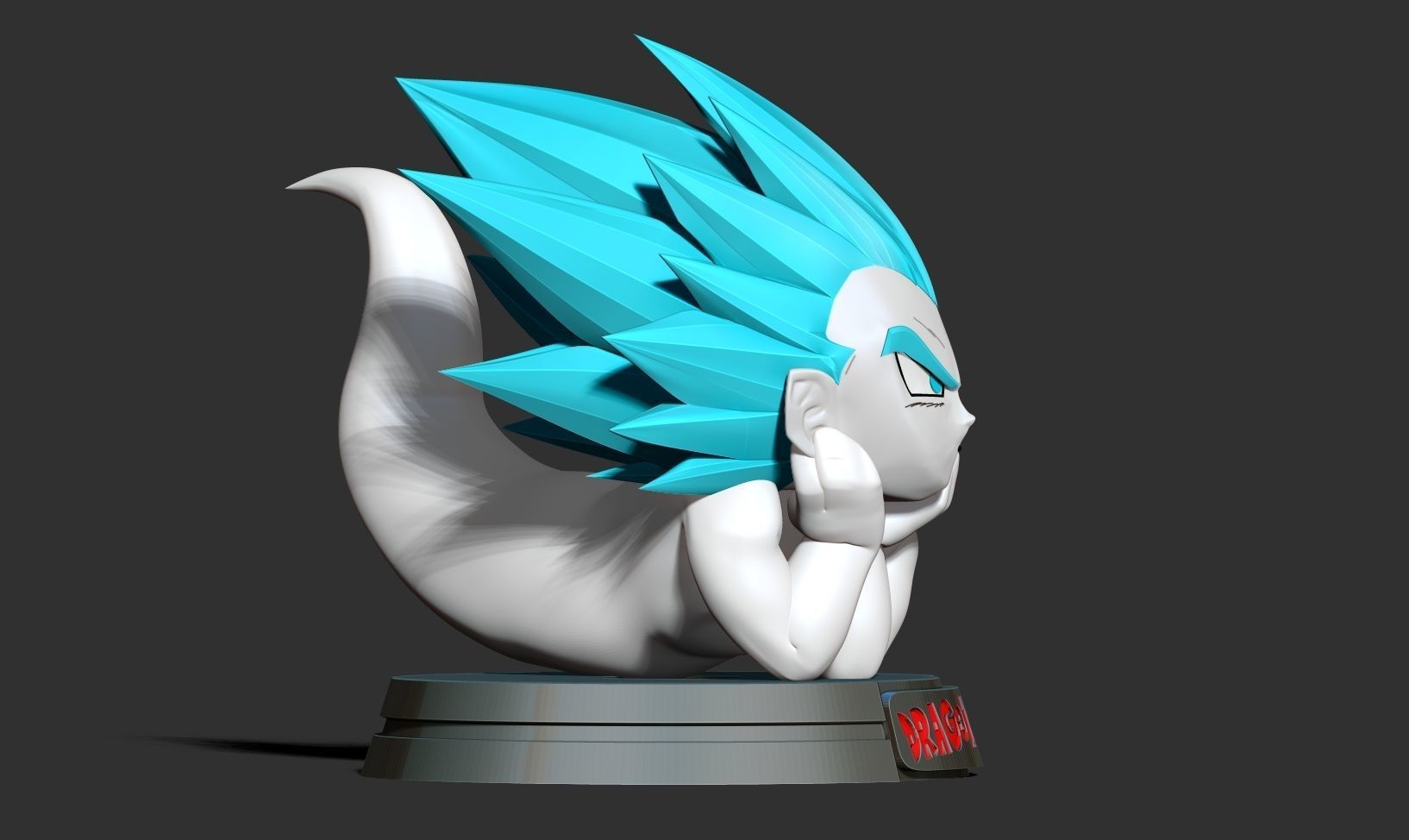Ghost Gotenks resting 3D model 3D printable | CGTrader