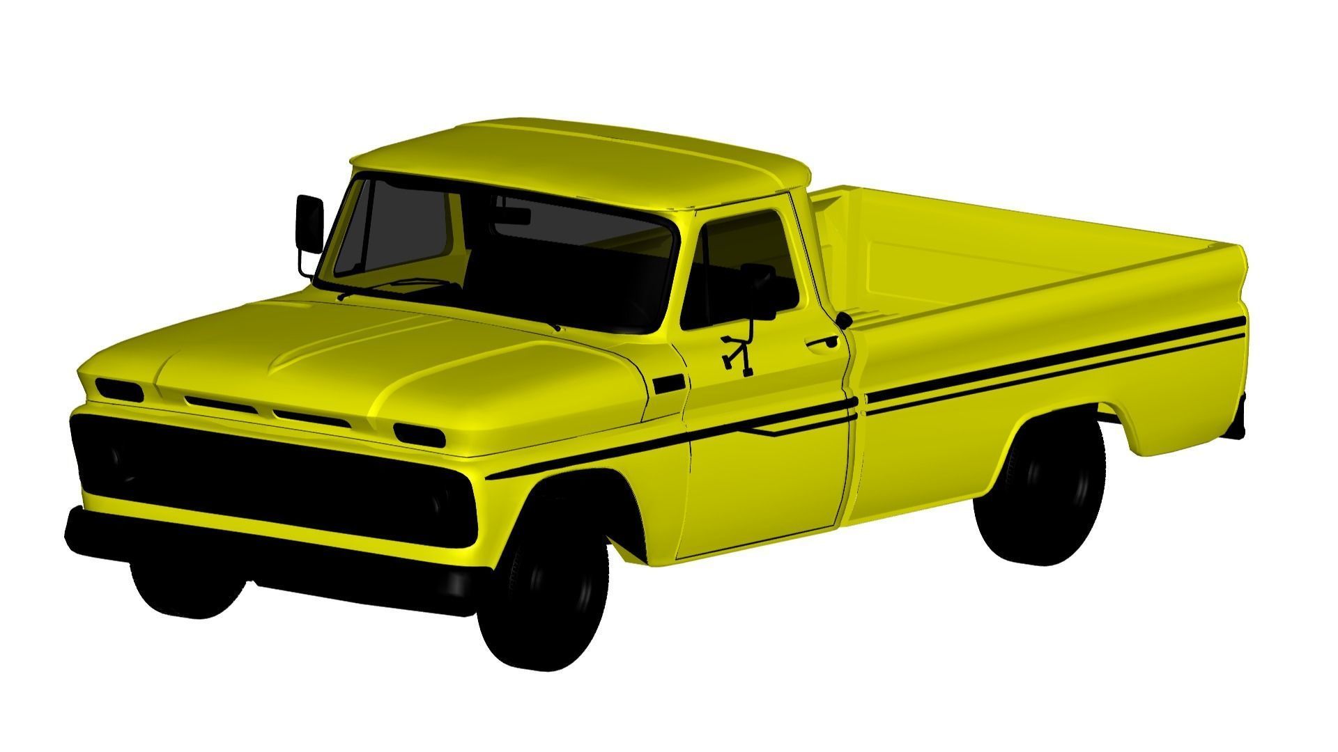 chevrolet c10 3D model CGTrader