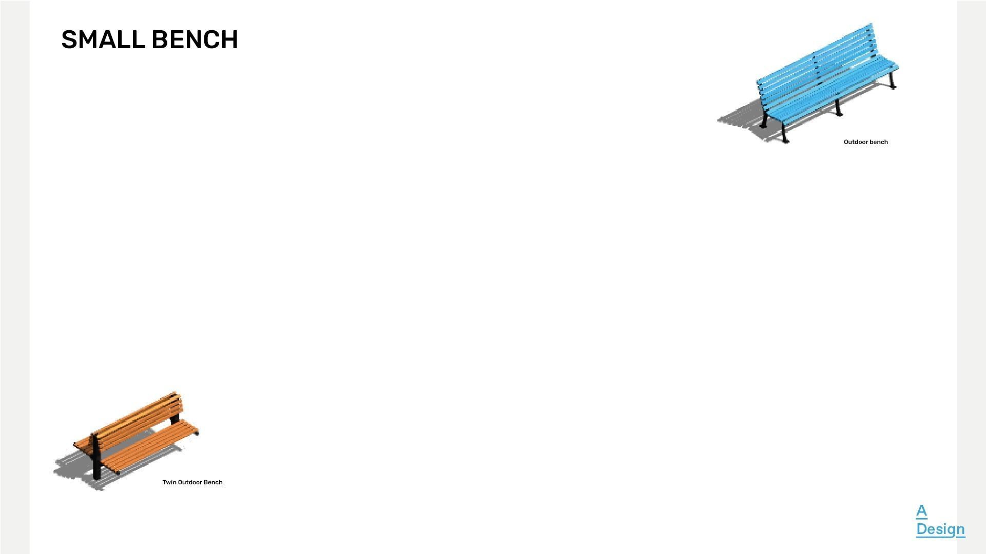 Bench Pack of revit families 3D model CGTrader