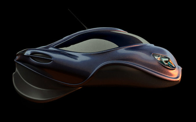 Futuristic Bug Car Model