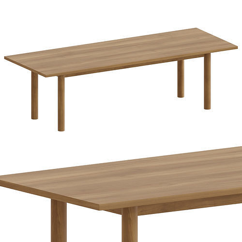 Malta Dining Table 3D model CGTrader