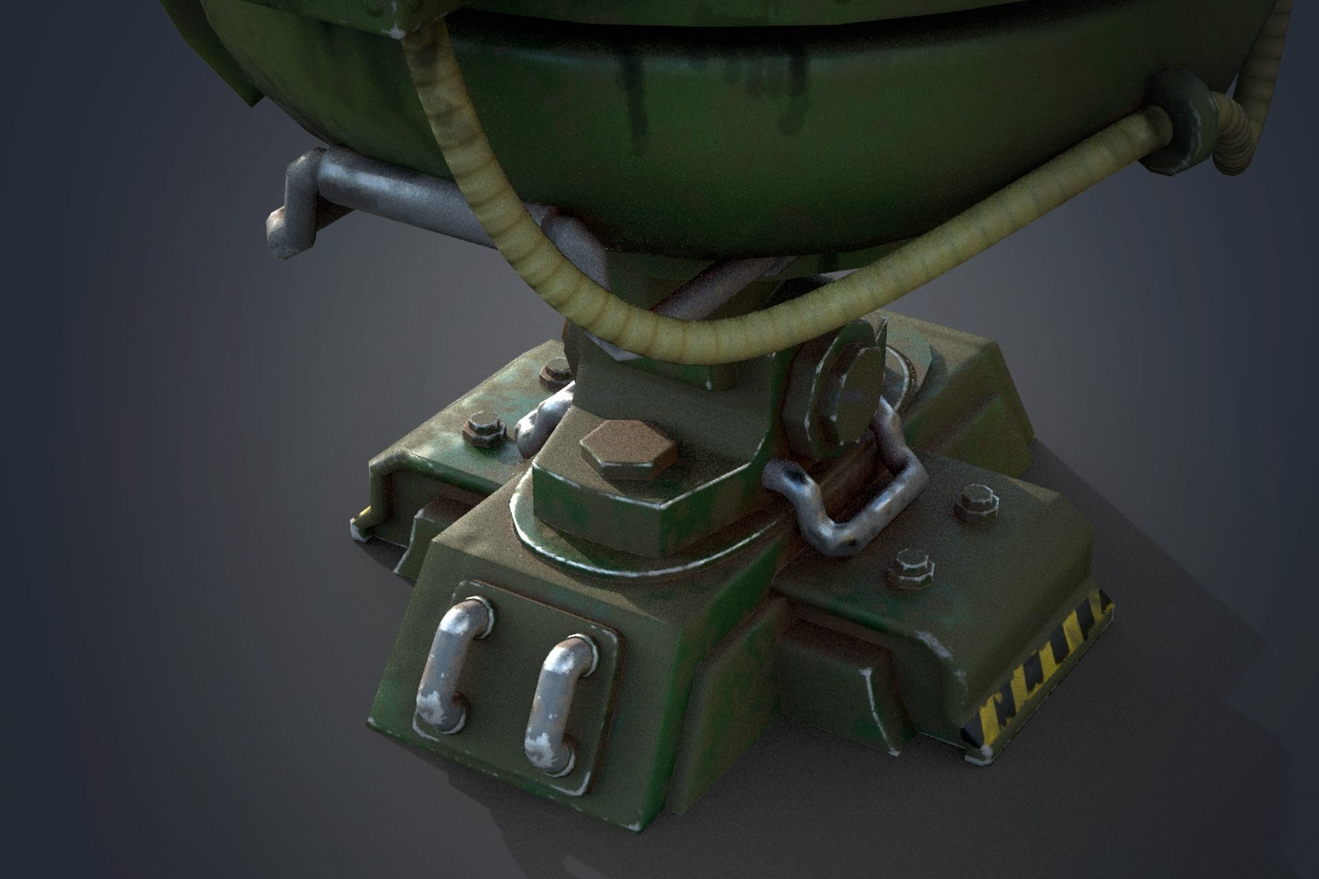3D model Teapot Turret VR / AR / lowpoly CGTrader