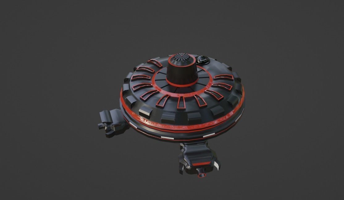 3D model sci fi spaceship VR / AR / low-poly | CGTrader