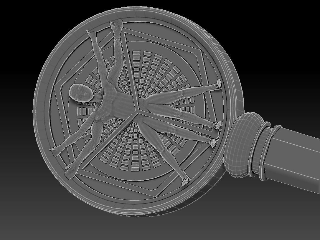 Locke and Key Creation Key 3D model 3D printable CGTrader