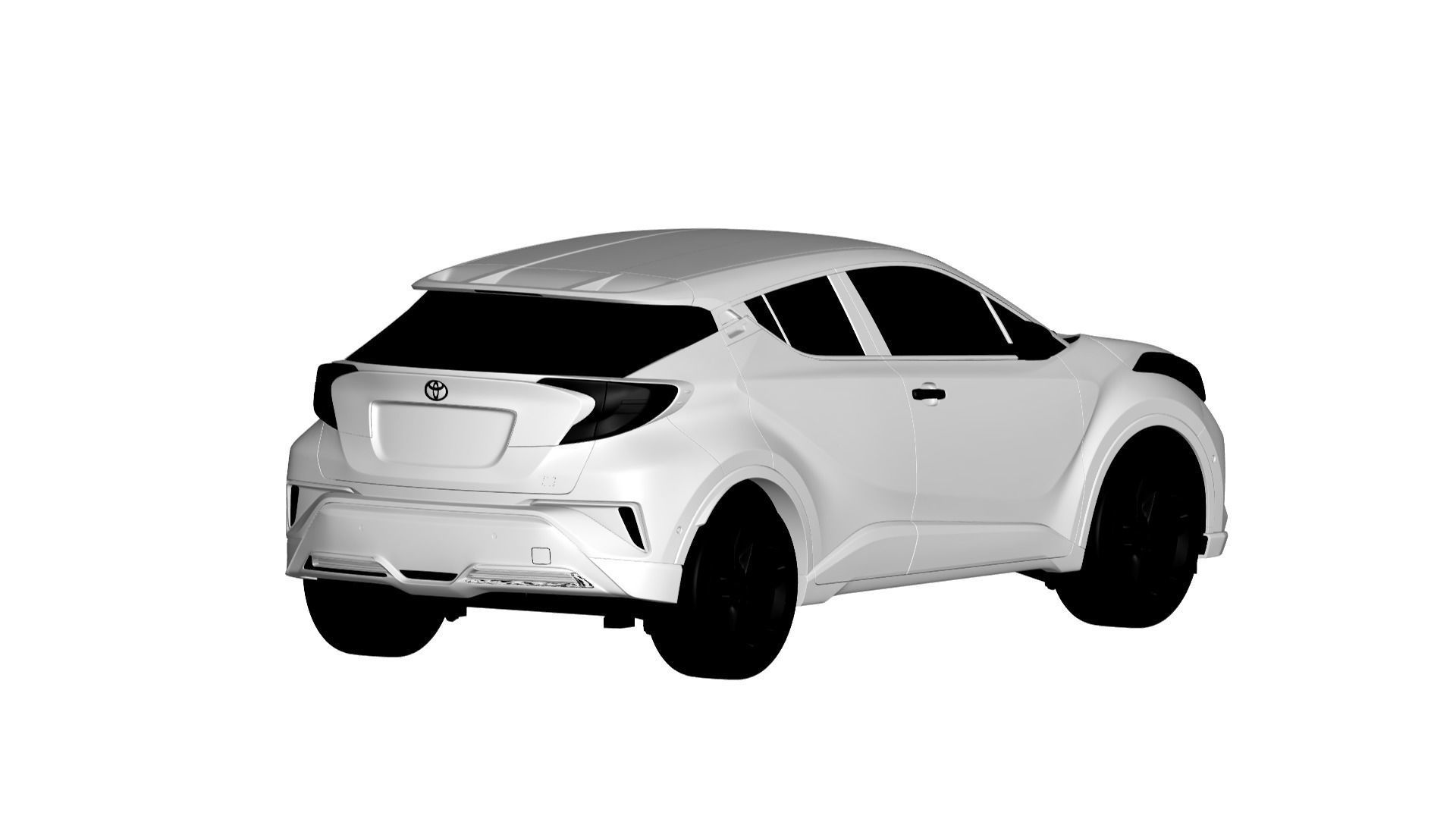 toyota chr 3D model CGTrader