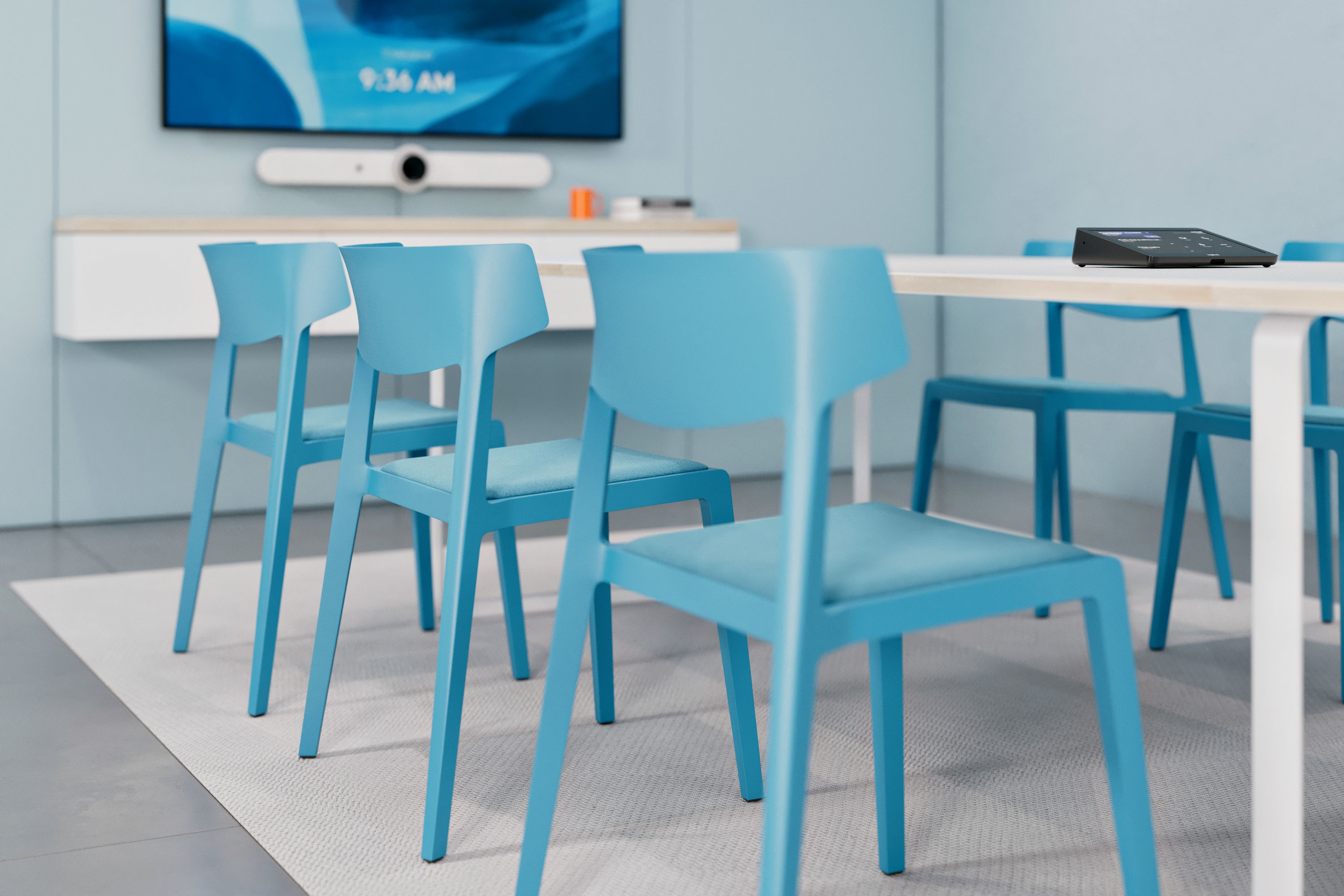 Minimalist Meeting Room - Logitech Themed Office Space 3D model | CGTrader