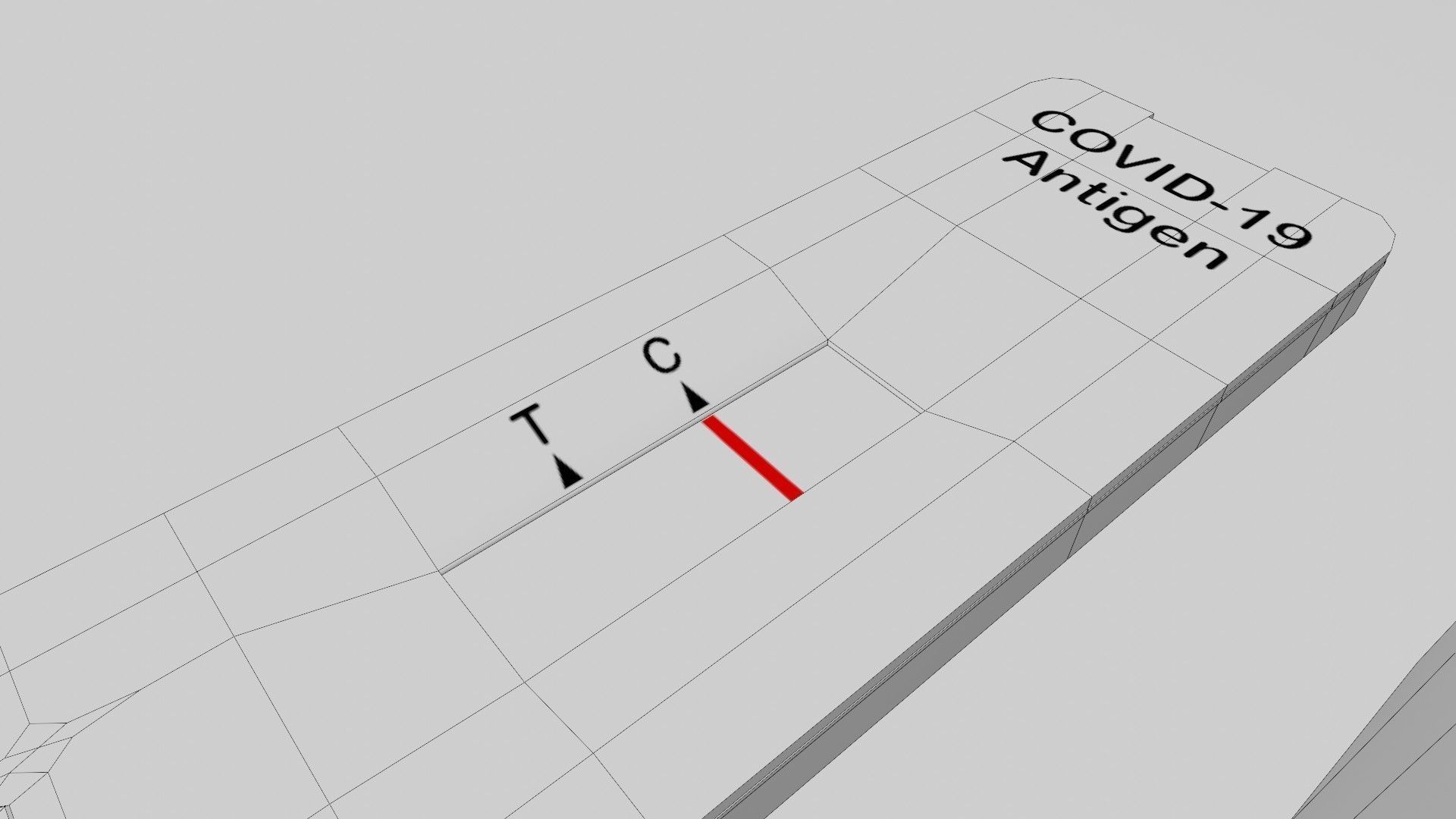 COVID19 Antigen Rapid Test Kit 3D model CGTrader