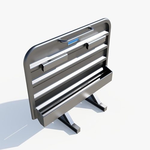 Cabin rack tool box 3D model | CGTrader