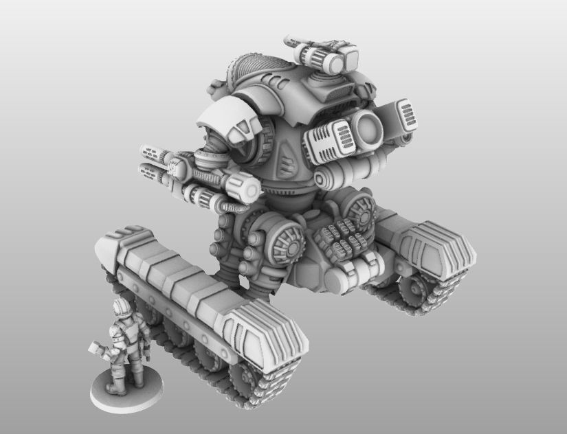 Fire Support Unit Raptor T- 28mm Combat Assault Fire Support Unit 3D model 3D printable ...