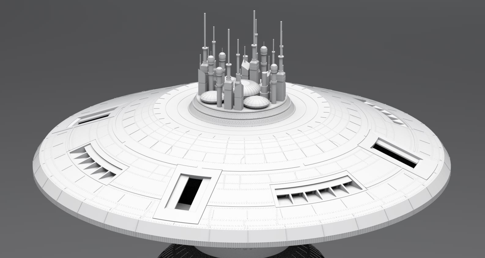Space Dock Scale model 3D model 3D printable CGTrader