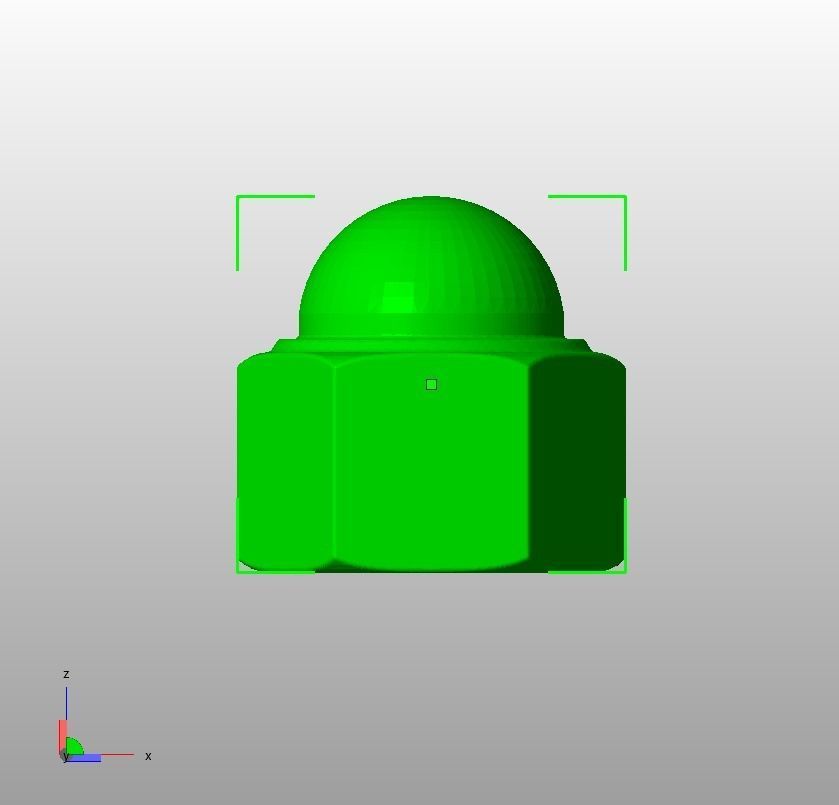 M8 Locking Acorn Nuts 3D model 3D printable CGTrader