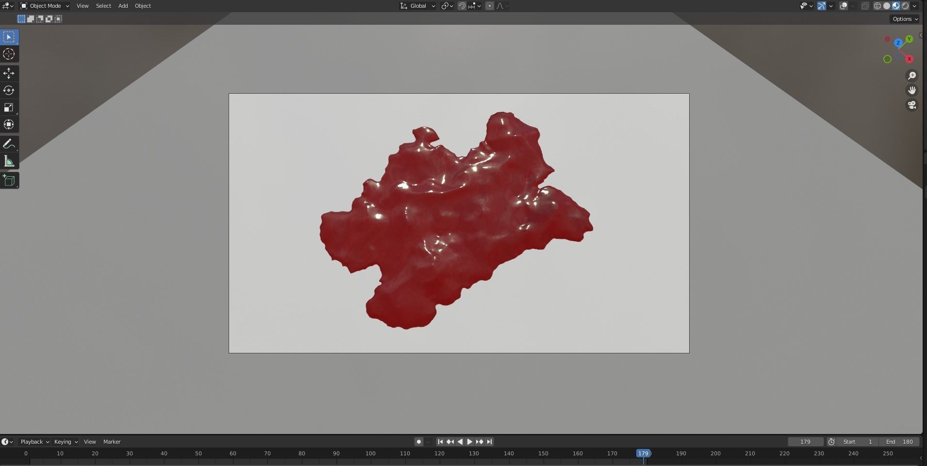 Animated Blood Stain free 3D model animated | CGTrader