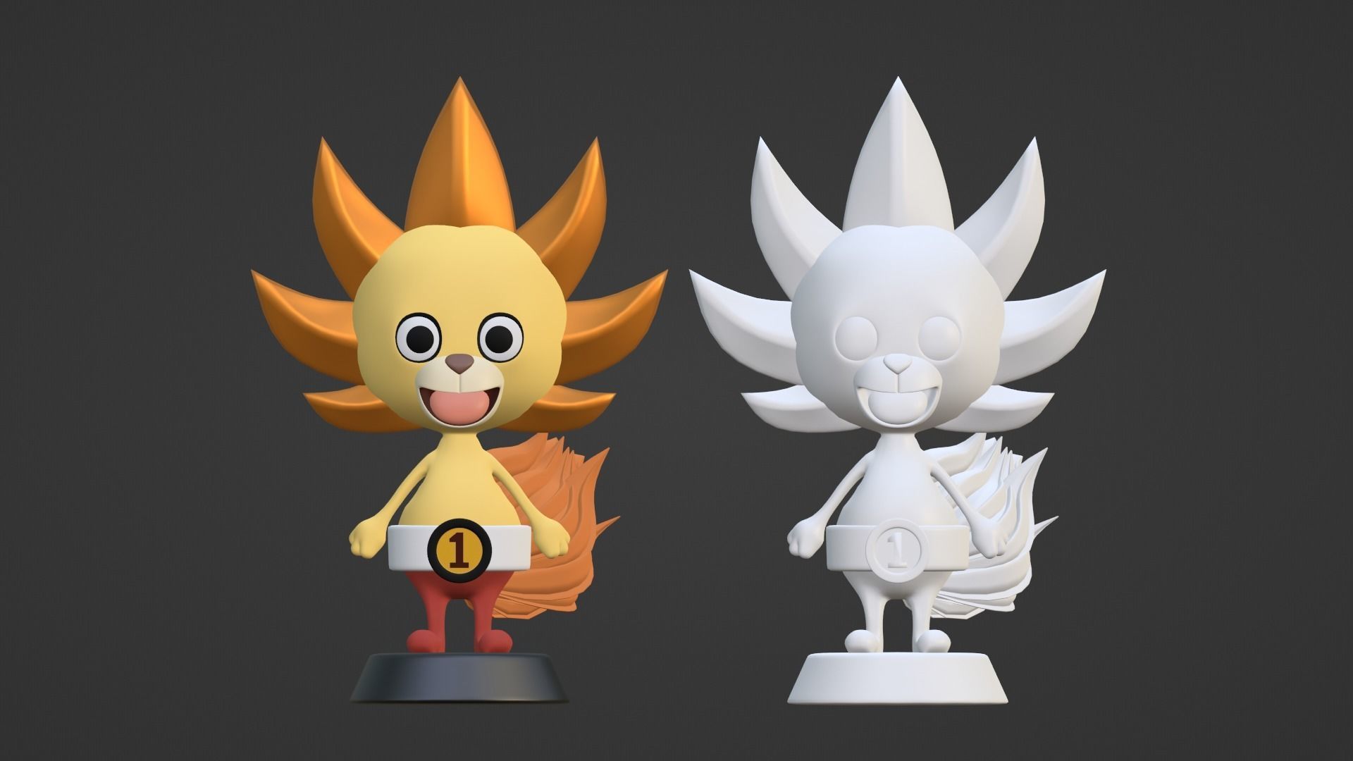 Sunny Kun - One Piece 3D model rigged | CGTrader