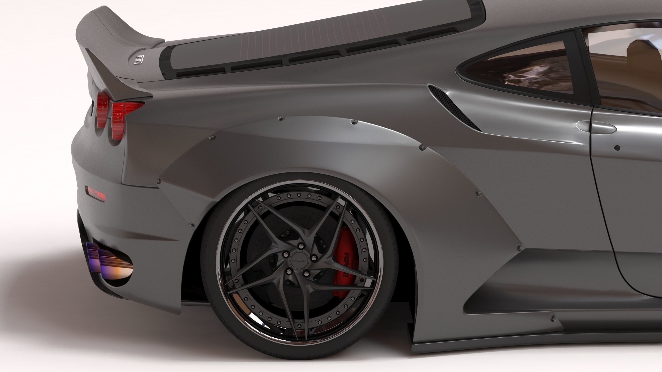 Ferrari F430 Liberty Walk Body Kit 3D model 3D printable CGTrader