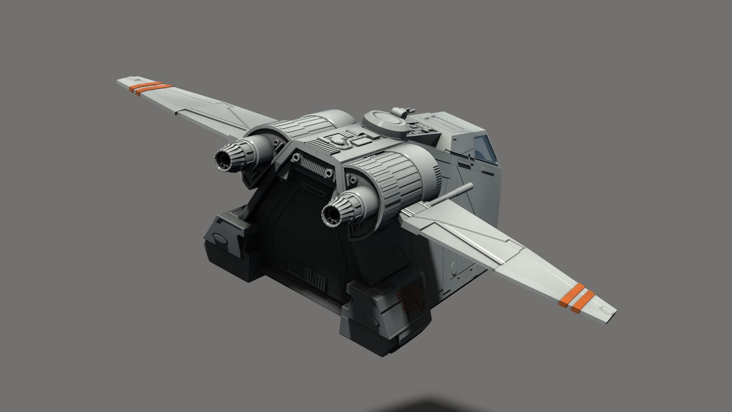 MORKANA TAC POD SHIP ANDOR STAR WARS POLICE FORCE 3D model 3D printable