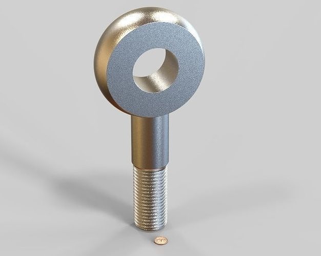 M48 Eye Bolt 3D model 3D printable CGTrader
