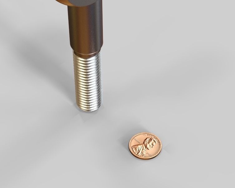 M16 Eye Bolt 3D model 3D printable CGTrader