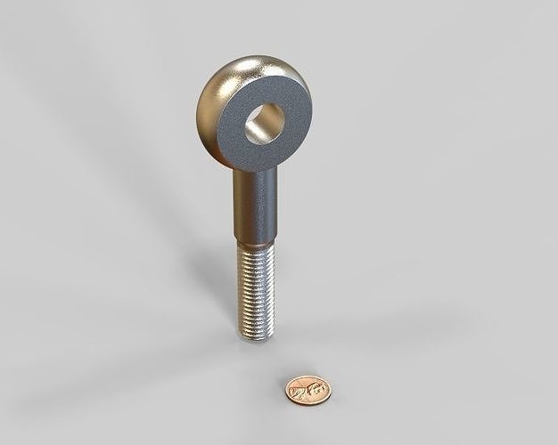 M16 Eye Bolt 3D model 3D printable CGTrader