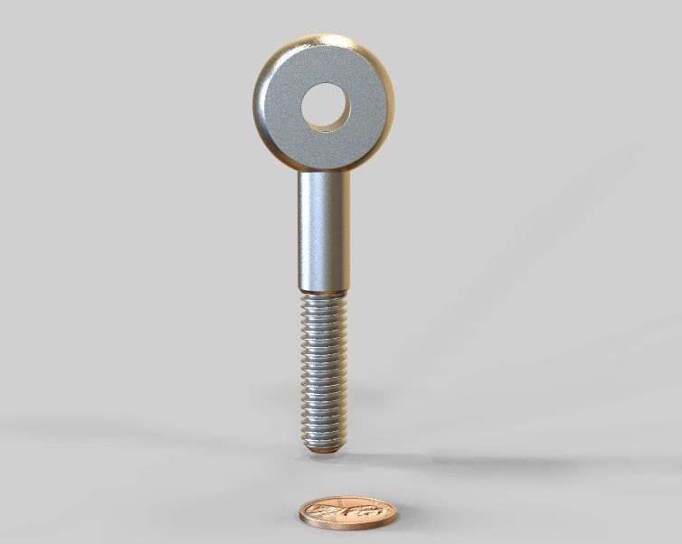 M10 Eye Bolt 3D model 3D printable CGTrader