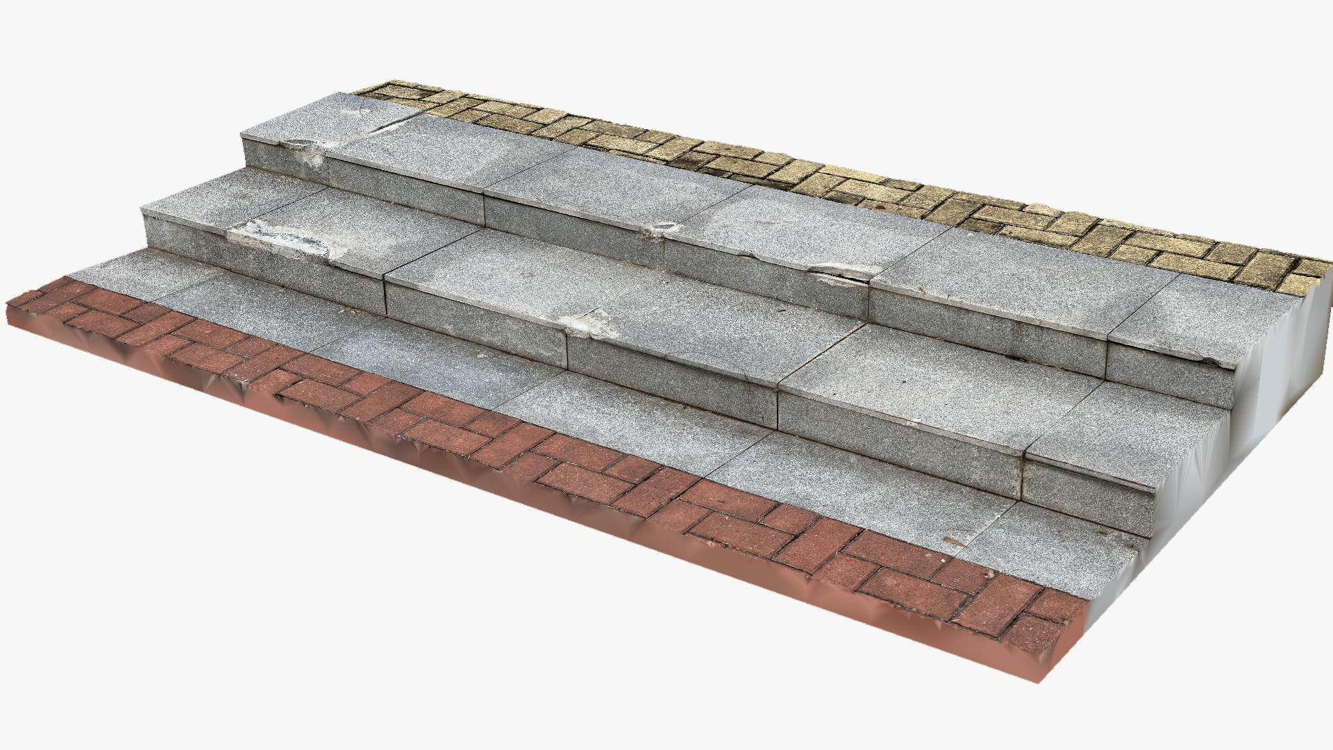Long steps in the park 3d scan 3D model | CGTrader