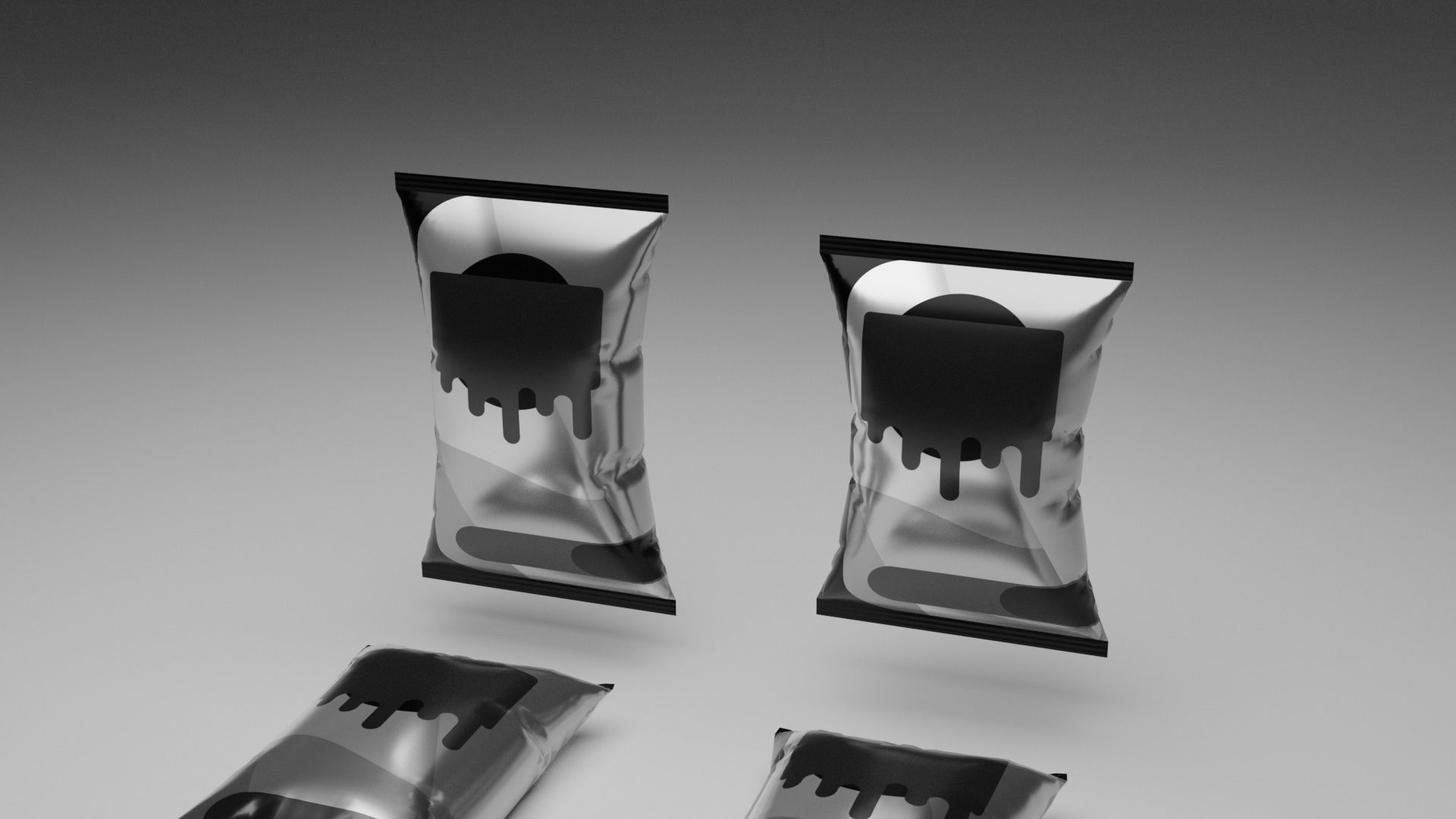 3D model Chips Packet Pack VR / AR / low-poly | CGTrader