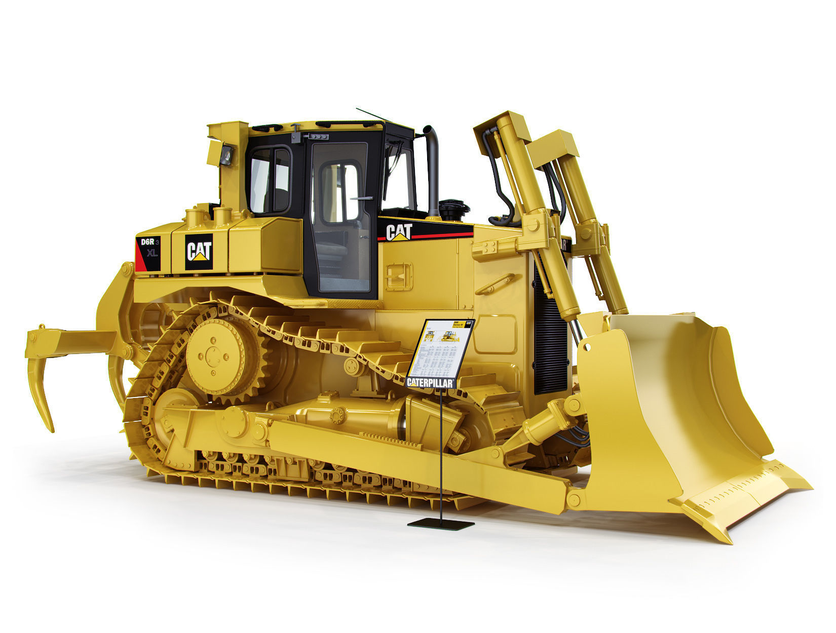 Crawler Dozer D6R 3D model | CGTrader