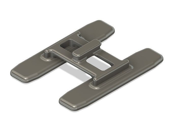 Model Railway OO and HO Track Alignment Tool Peco Streamline 3D model 3D printable CGTrader